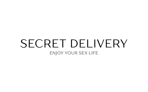 secret delivery logo, adult online shop with erotic accessories