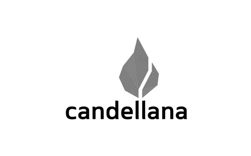 logo of polish producer of designer candles Candellana