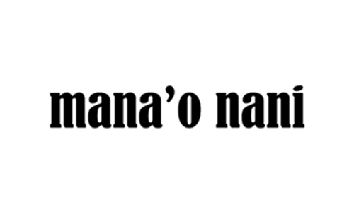 logo of polish producer of accessories for kids Mana'o nani