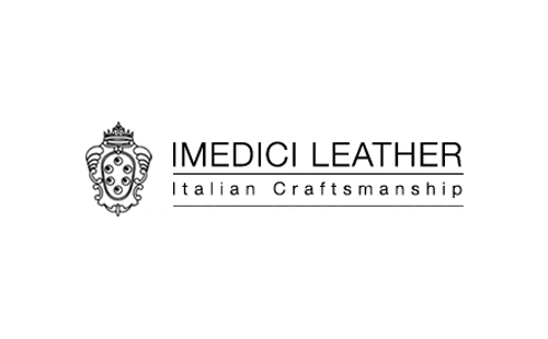 logo of italian brand I Medici, producer of purses and other first-rate leather products