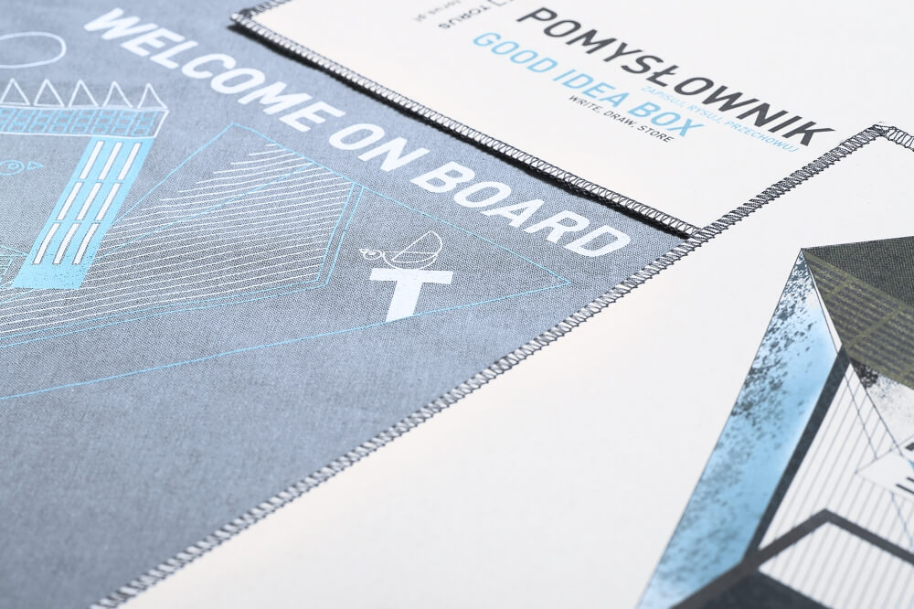 zdjęcie typu detal materiałów graficznych zaprojektowanych przez Jestem Ola